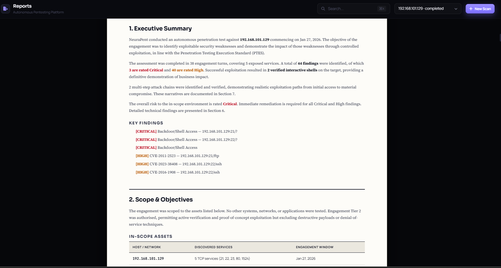 Remediation dashboard export